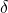 \delta