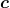 \boldsymbol{c}