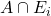 A \cap E_i