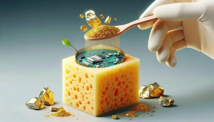 Gold from Old Electronics