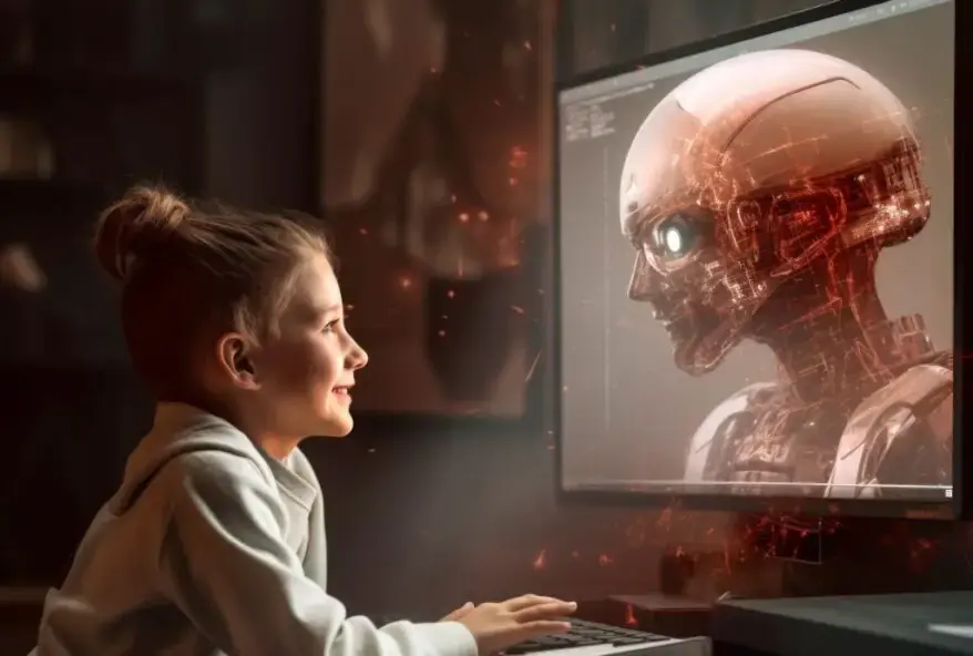 AI and GPT medium-shot-girl-robot