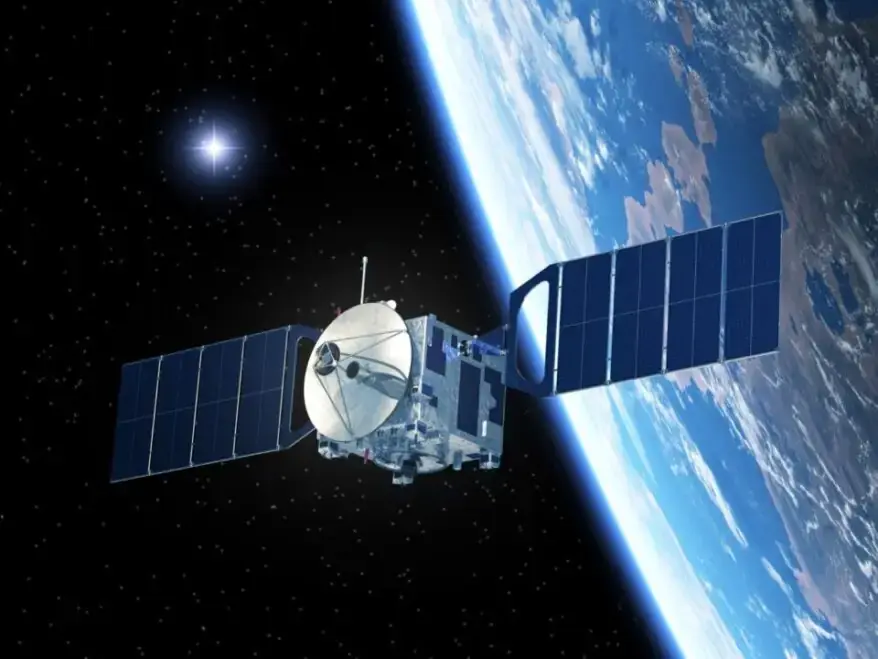 Satellite in space