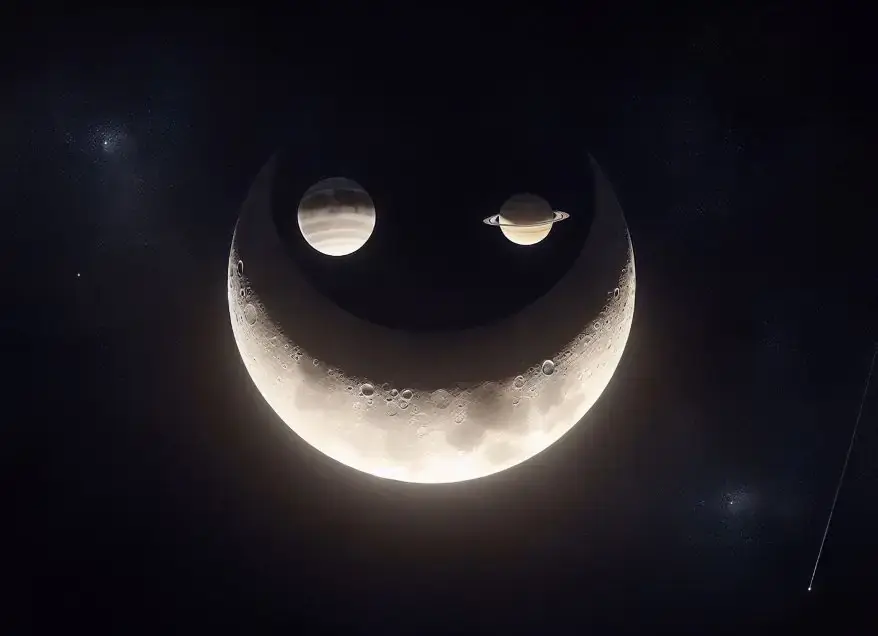 Smiley Face Moon