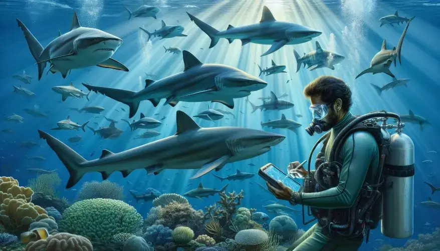 Sharks and Scaling Law