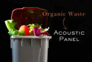 organic waste to acoustic panel