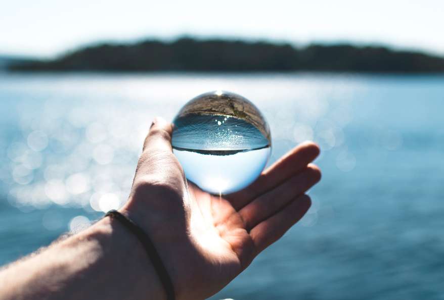 Holding water drop