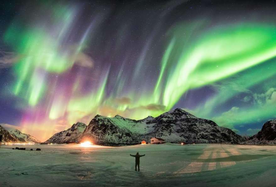 Green Aurora Lights