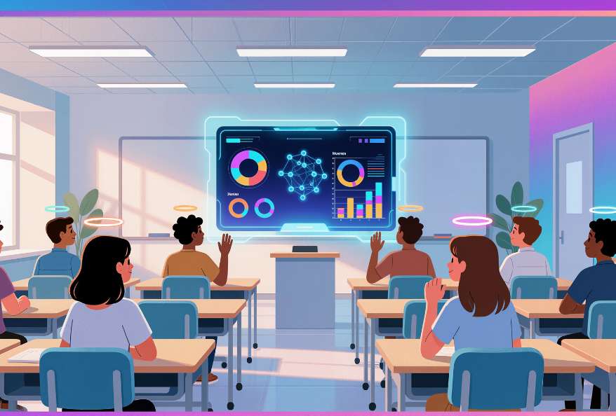 Students learning data