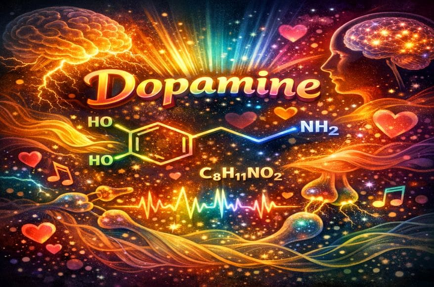 Dopamine in drug chemistry of addiction