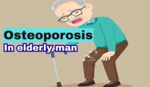 Aged men with osteoporosis
