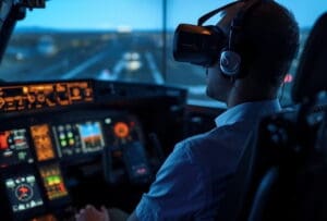 VR flight training