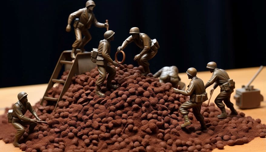 Cocoa waste