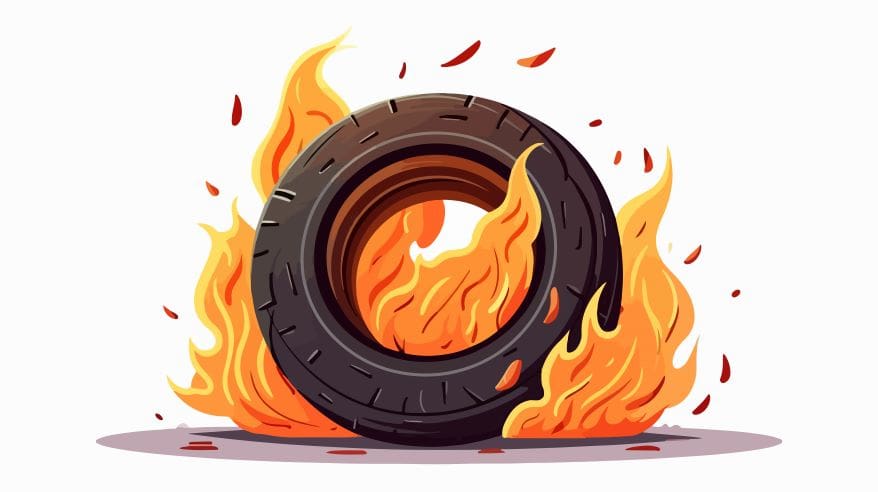 waste tyres