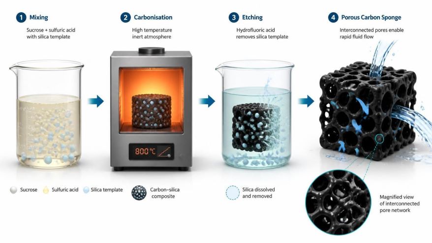 Carbon Material Traps