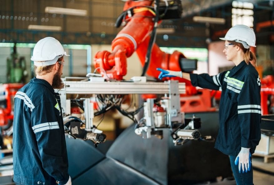 Robots and Humans Work Together