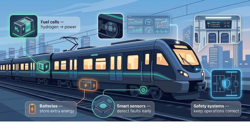 Smart Features on Hydrogen Trains