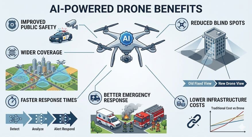 Benefits of AI-Powered Drones