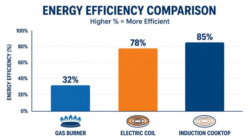 Efficiency comparison visual