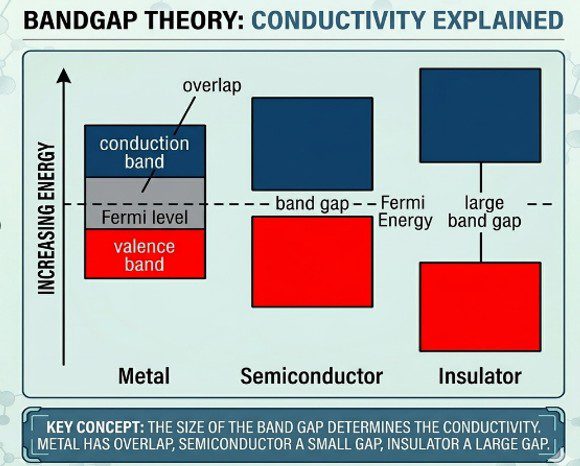 Fermi level & Band gap Theory