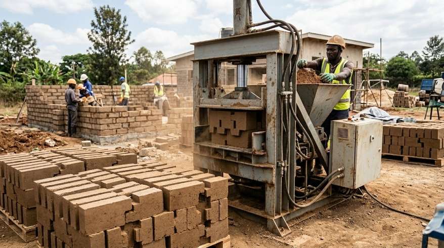 interlocking brick machines