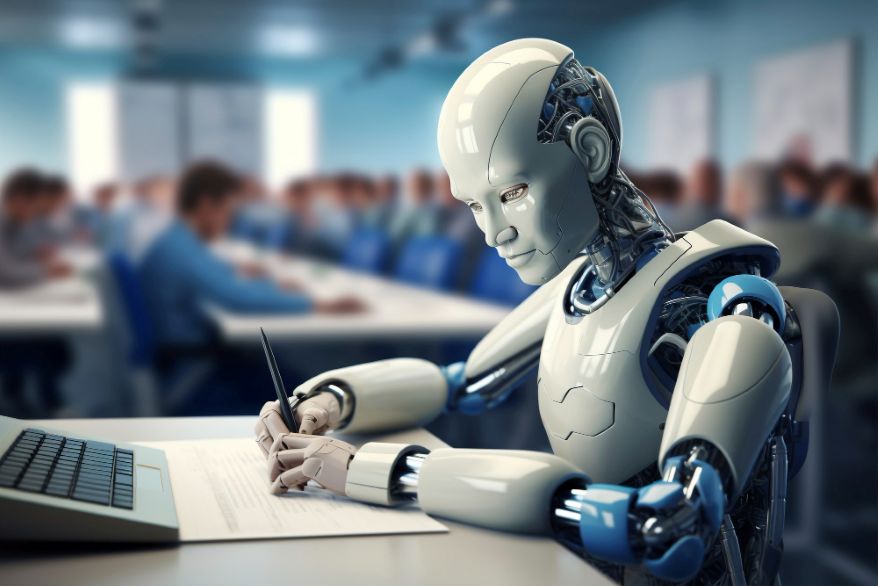 AI bot grading assignments