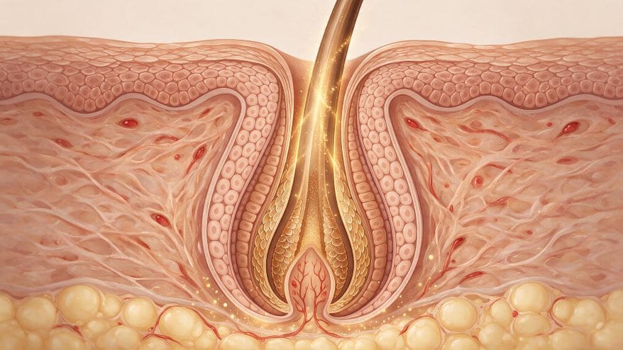 How human hair grows