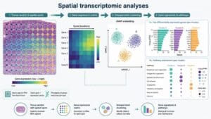 Spatial transcriptomic analyses