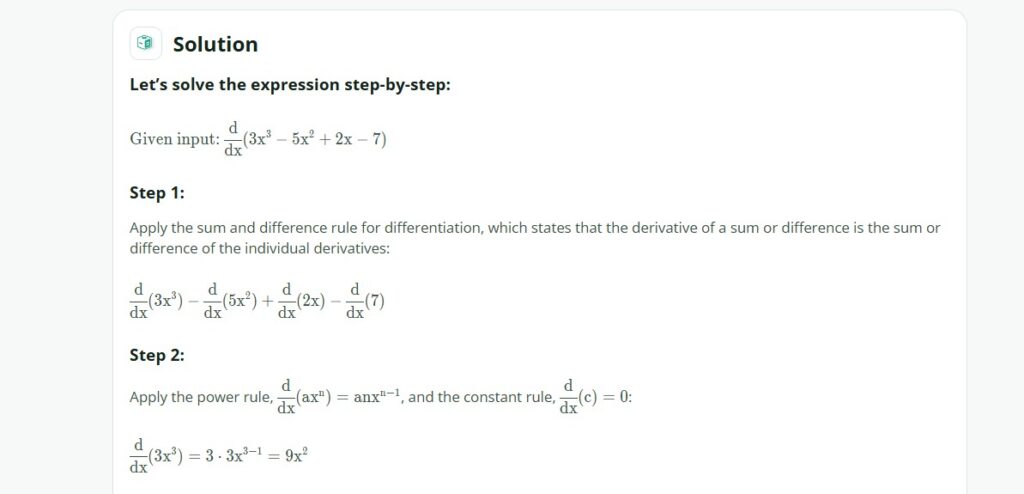 AI Math Solver 2