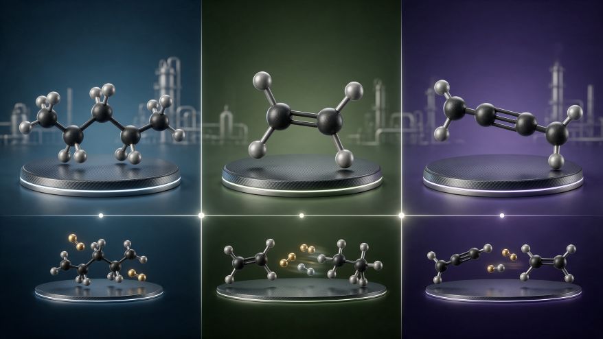 Alkanes, Alkenes and Alkynes- 3D Molecular Structure
