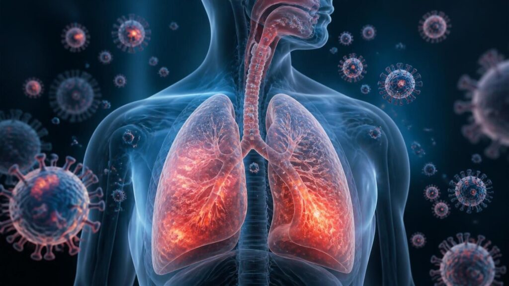 viral lung infection