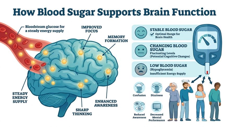 “How Blood Sugar Supports Brain Function