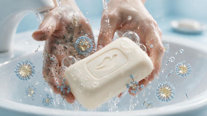 How Soap Cleans
