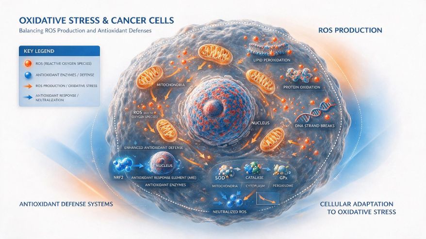 Oxidative Stress — ROS vs Antioxidant Defenses