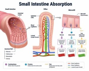 small intestine absorption