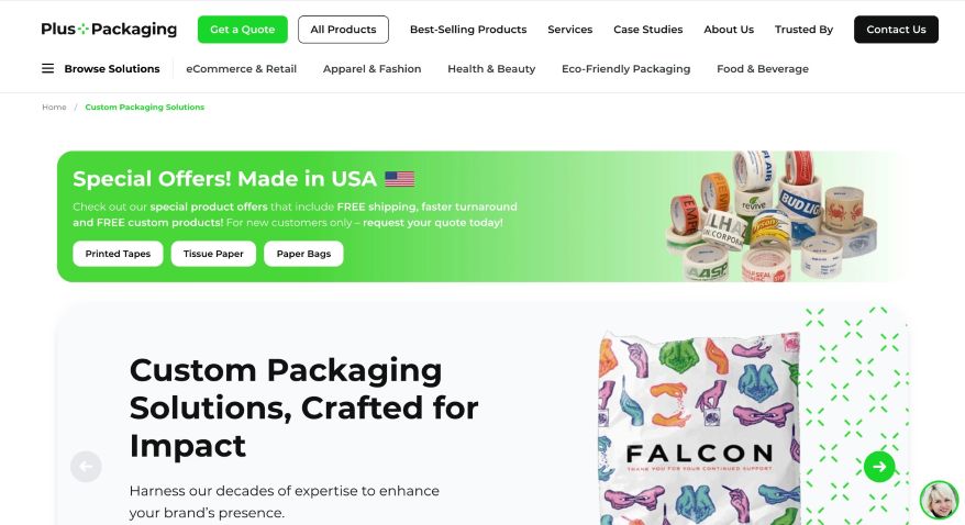 Recyclable Poly Mailer - Plus Packaging