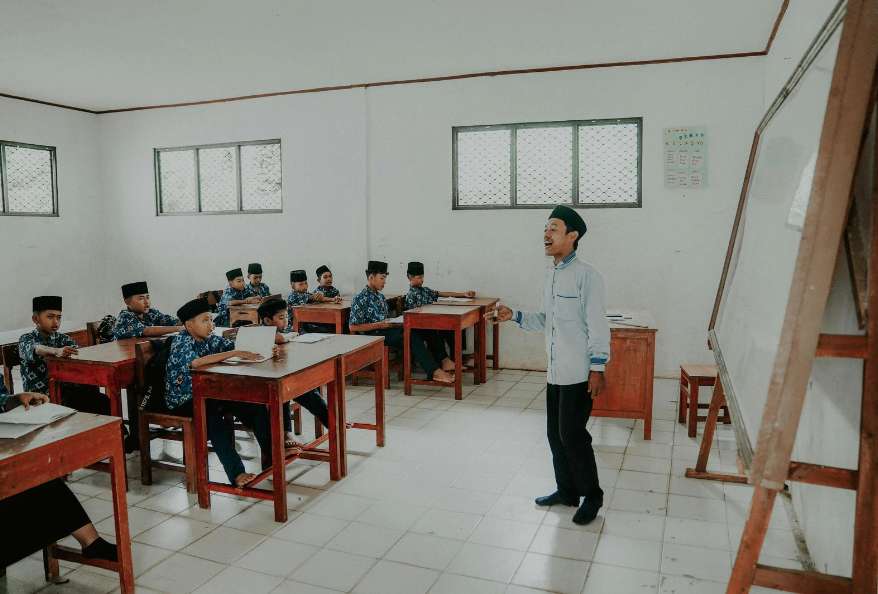 Students and Teacher in STEM Program School